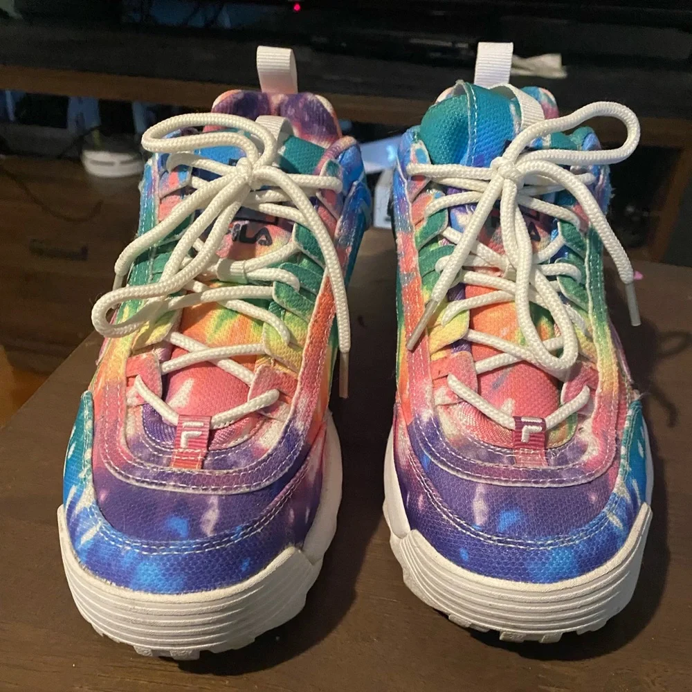 Fila Multicolor Tie-Dye Sneakers - Picture 8 of 9